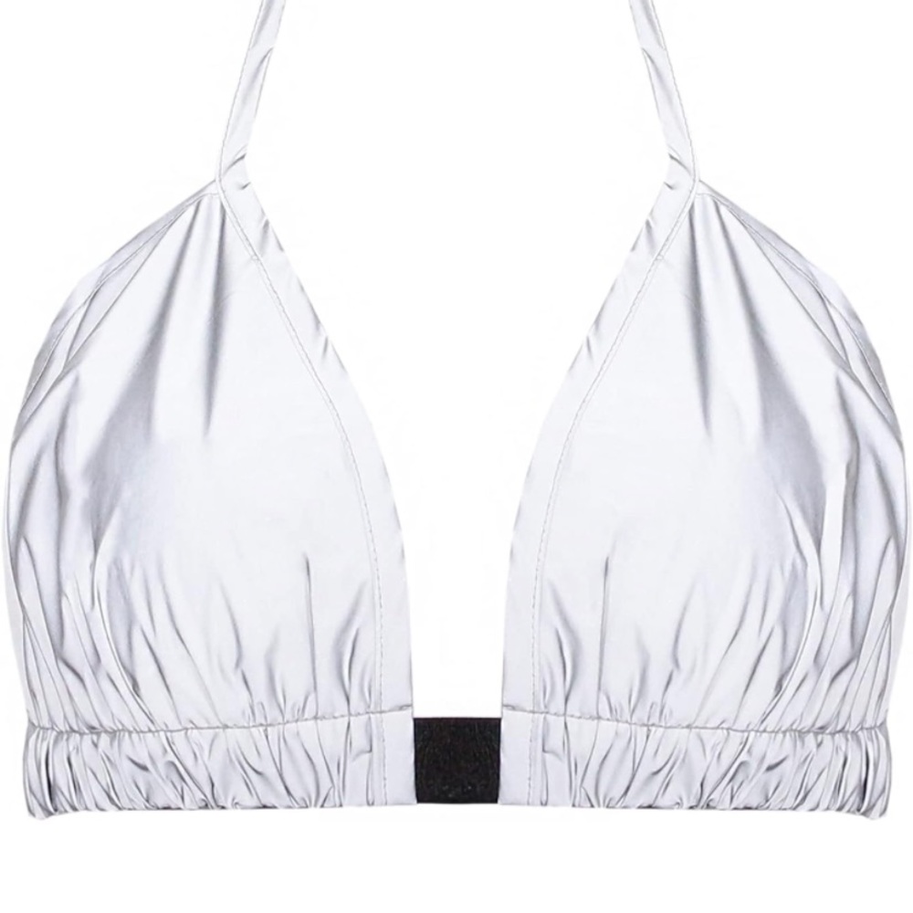 Reflective Rave Bra Top - Picture 10 of 12